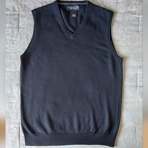 The men's store at Bloomingdales    V neck merino wool vest.